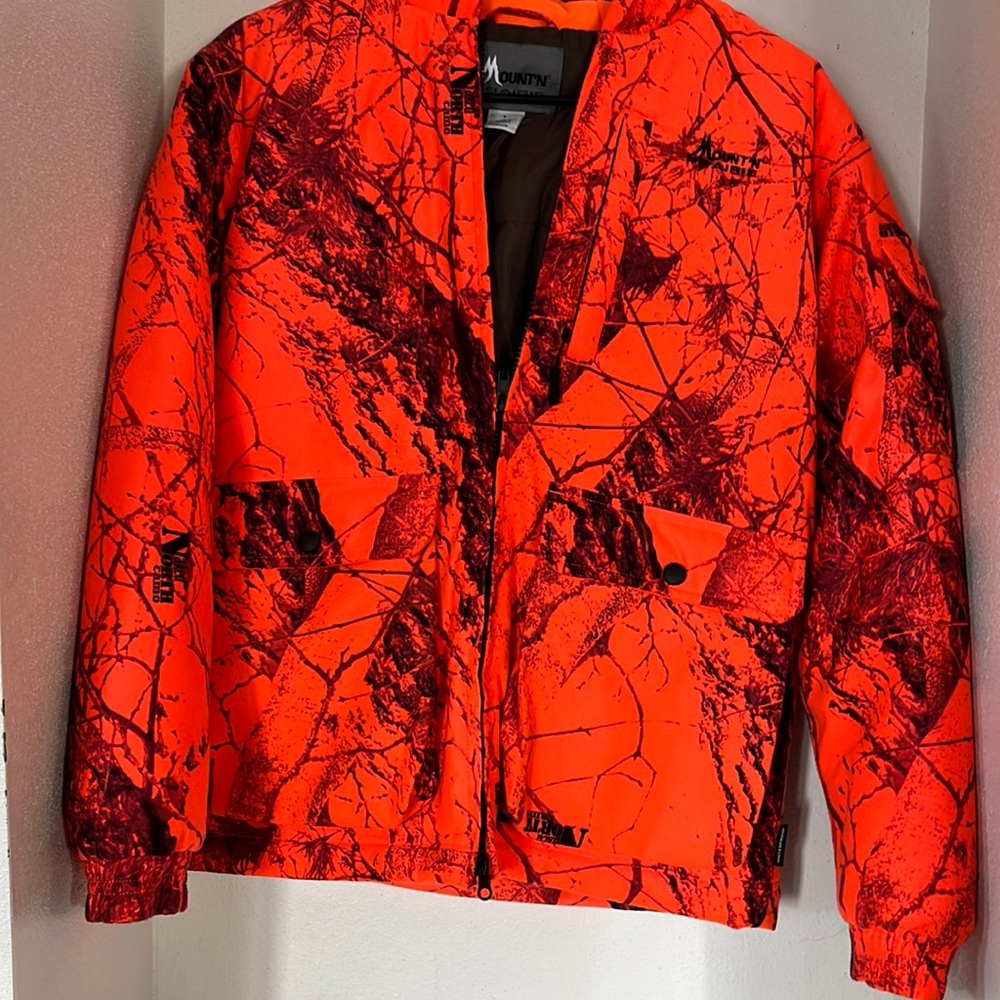 Youth large blaze orange hunting jacket